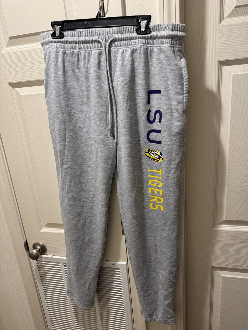 LSU Tigers Gray Sweatpants with Logo